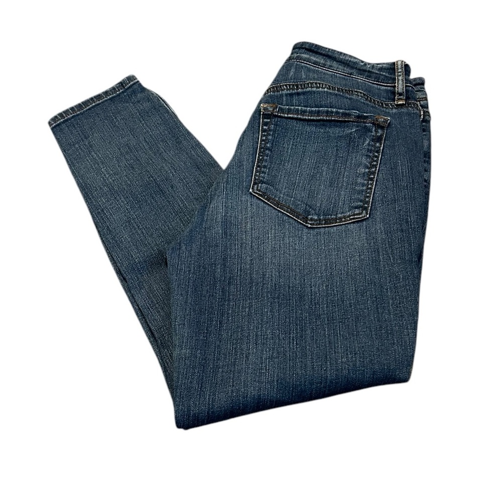 LOFT curvy high waist skinny ankle jeans